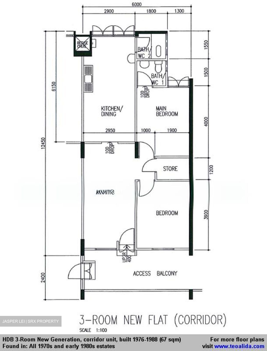 Blk 363 Clementi Avenue 2 (Clementi), HDB 3 Rooms #522492721